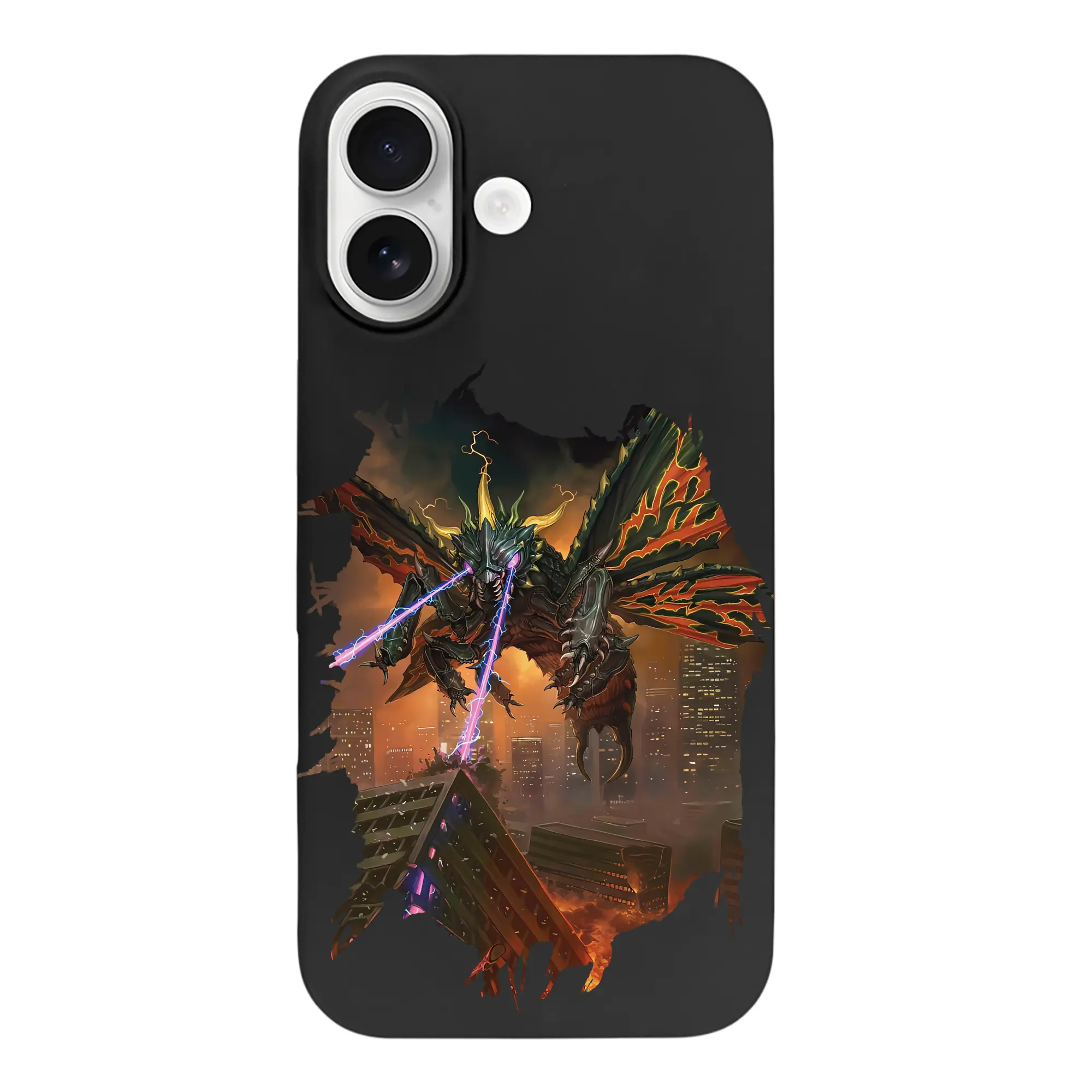 ゴジラ グッズ,バトラ - iPhone 17 シリーズ シリコンケース 薄型 耐衝撃 指紋防止 ソフトタッチカバー 精密フィット 傷防止 保護ケース iPhone 17/17 Air/17 Pro/17 Pro Max 対応